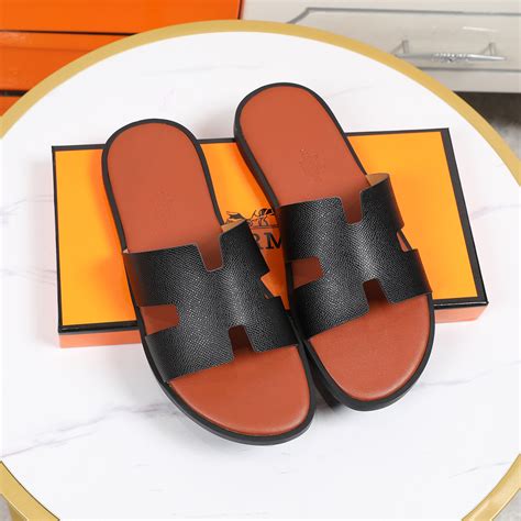 hermes h slippers|Hermes male slippers.